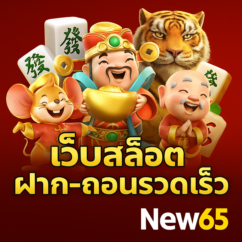 เล่นสล็อตเว็บตรงแตกง่าย New65 ทำกำไรจริง ถอนเงินได้ไม่อั้น ปลอดภัย 100%